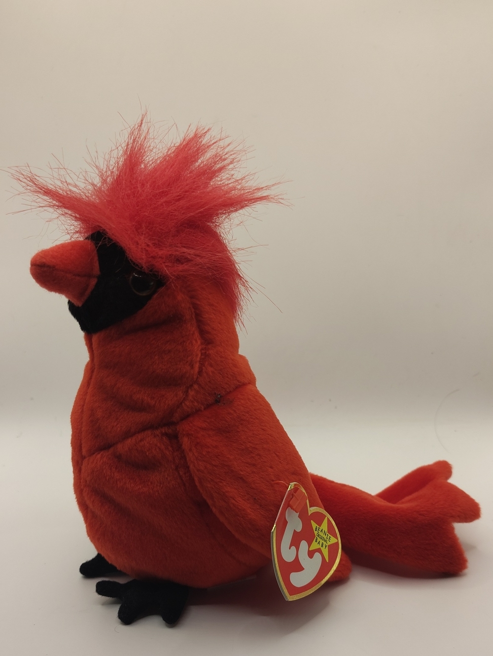 Vintage Ty Beanie Baby Mac the Cardinal Bird Retired 1998 - BUNDLE ME!!!